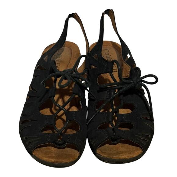 Cobb Hill By New Balance Black Lace Up Sandals Women's Size 10M Comfort - Picture 3 of 8